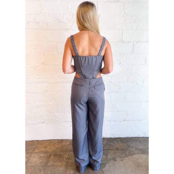 NEW NIA eloise trouser in grey - Picture 3 of 3